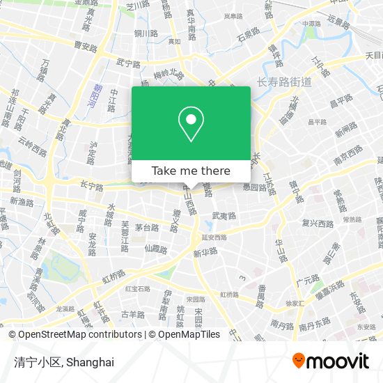 清宁小区 map