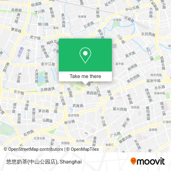 悠悠奶茶(中山公园店) map