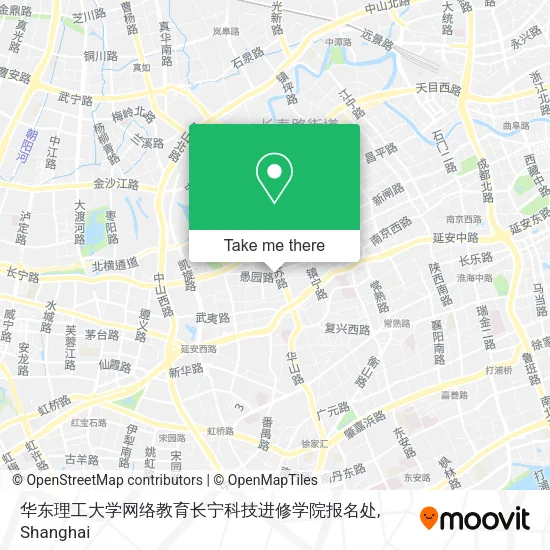 华东理工大学网络教育长宁科技进修学院报名处 map