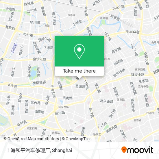 上海和平汽车修理厂 map