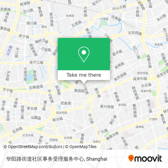 华阳路街道社区事务受理服务中心 map