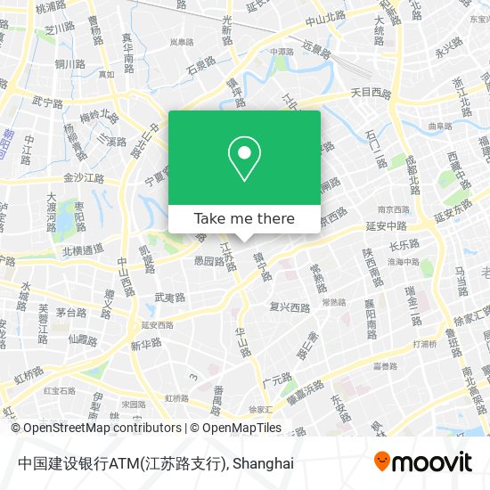中国建设银行ATM(江苏路支行) map