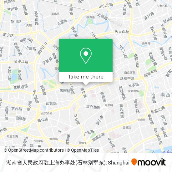 湖南省人民政府驻上海办事处(石林别墅东) map