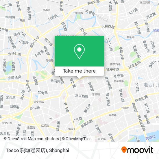 Tesco乐购(愚园店) map