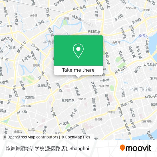 炫舞舞蹈培训学校(愚园路店) map