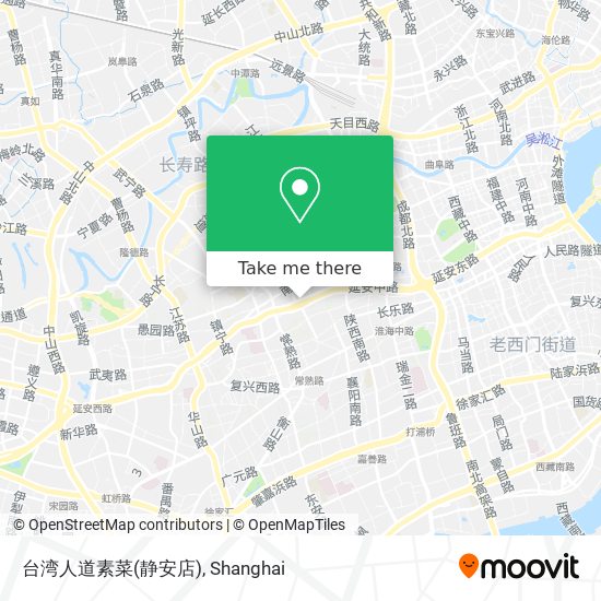 台湾人道素菜(静安店) map