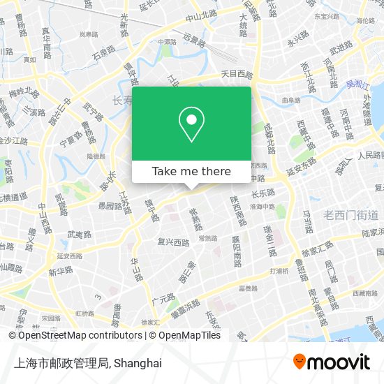 上海市邮政管理局 map