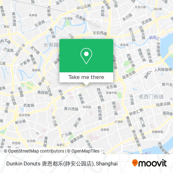 Dunkin Donuts 唐恩都乐(静安公园店) map