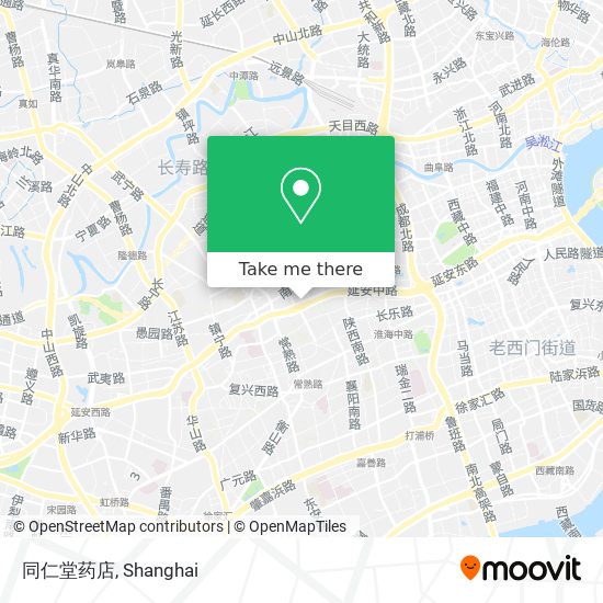 同仁堂药店 map