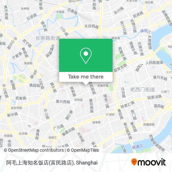 阿毛上海知名饭店(富民路店) map