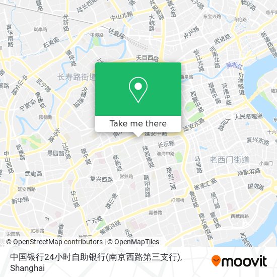 中国银行24小时自助银行(南京西路第三支行) map