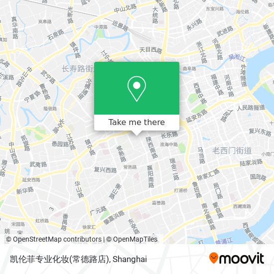 凯伦菲专业化妆(常德路店) map