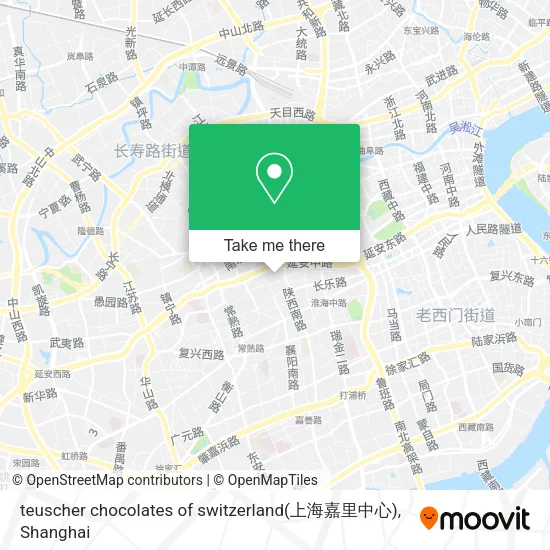 teuscher chocolates of switzerland(上海嘉里中心) map