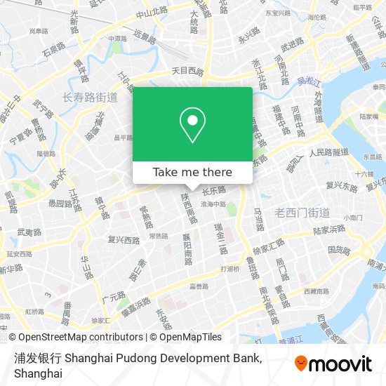 浦发银行 Shanghai Pudong Development Bank map