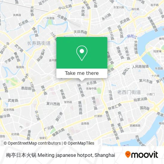 梅亭日本火锅 Meiting japanese hotpot map