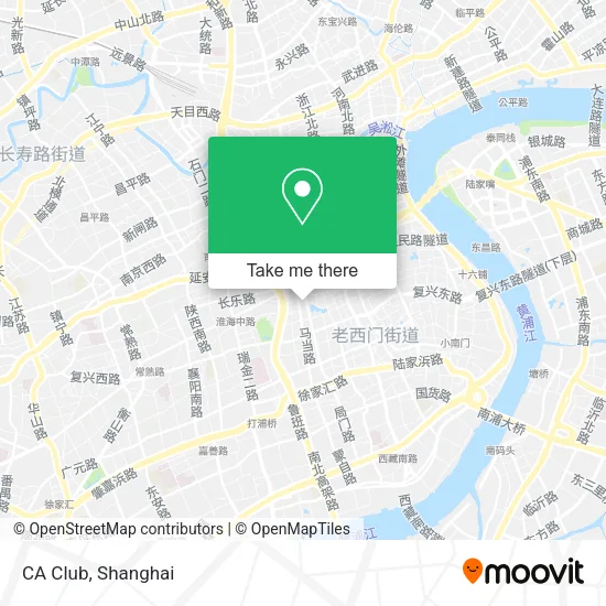 CA Club map