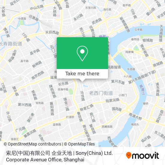 索尼(中国)有限公司 企业天地 | Sony(China) Ltd. Corporate Avenue Office map