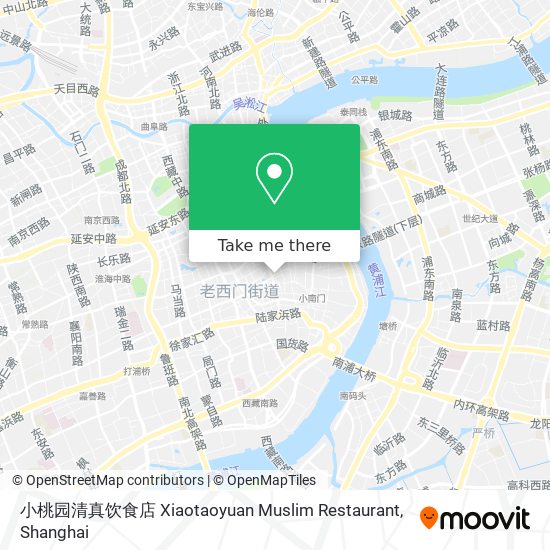 小桃园清真饮食店 Xiaotaoyuan Muslim Restaurant map