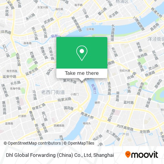 Dhl Global Forwarding (China) Co., Ltd map