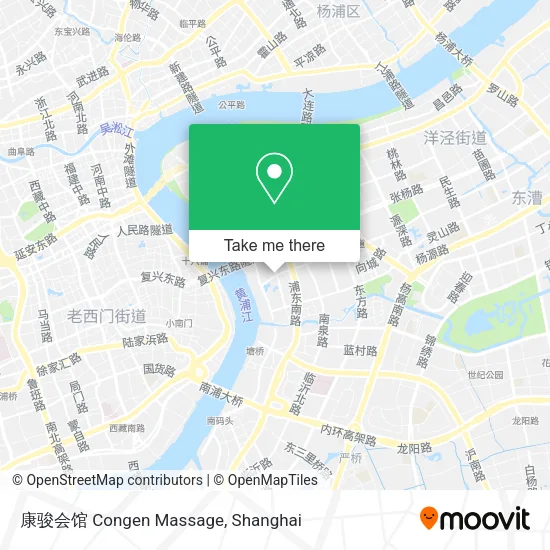 康骏会馆 Congen Massage map