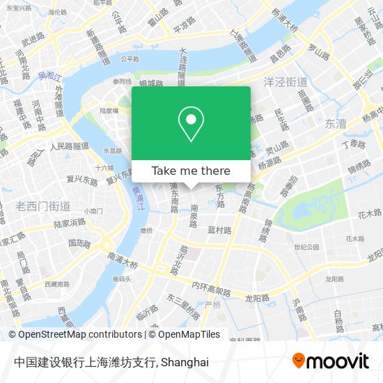 中国建设银行上海潍坊支行 map
