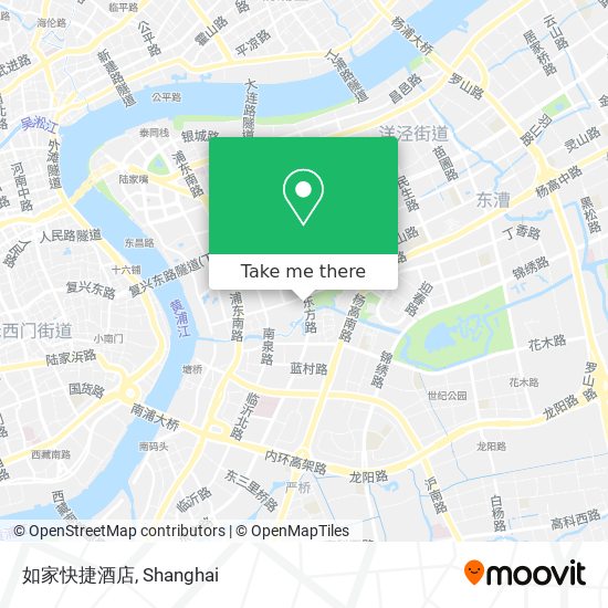 如家快捷酒店 map