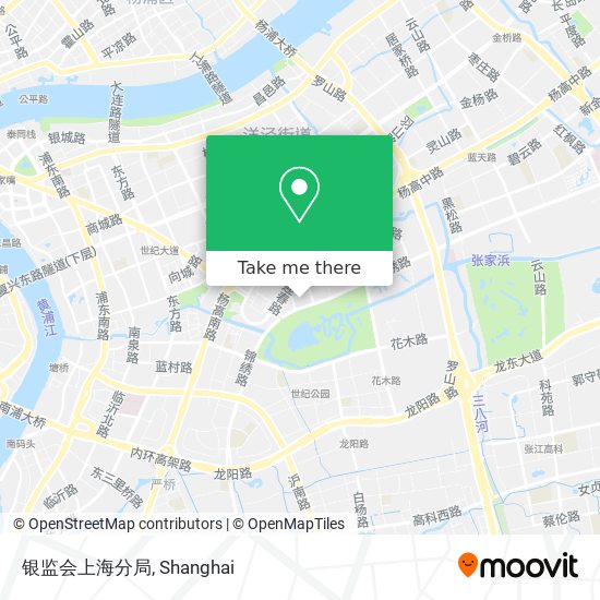 银监会上海分局 map