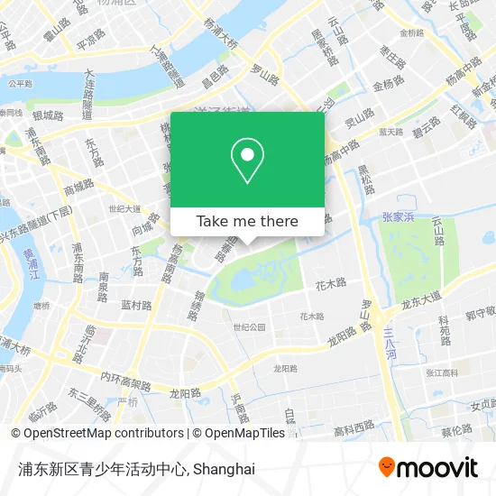 浦东新区青少年活动中心 map