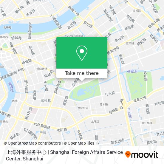 上海外事服务中心 | Shanghai Foreign Affairs Service Center map