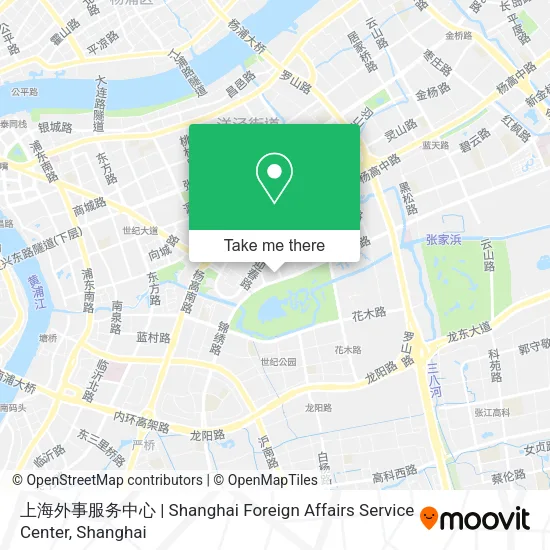 上海外事服务中心 | Shanghai Foreign Affairs Service Center map