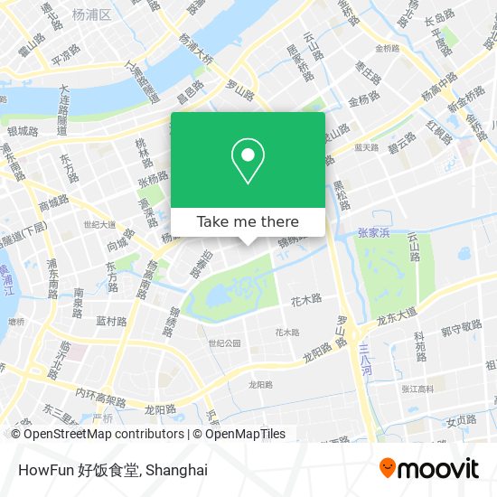 HowFun 好饭食堂 map