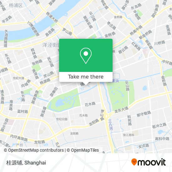 桂源铺 map