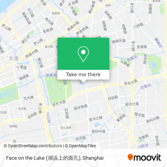 Face on the Lake (湖浜上的面孔) map
