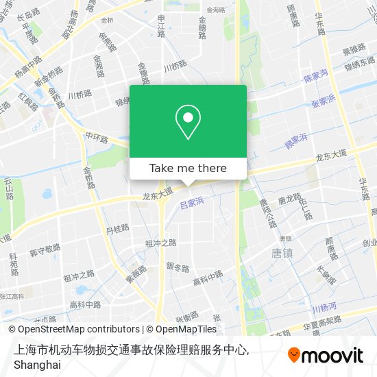 上海市机动车物损交通事故保险理赔服务中心 map