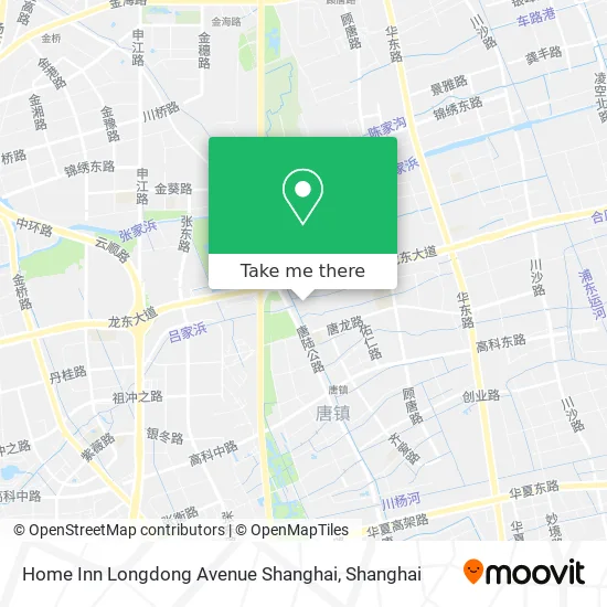 Home Inn Longdong Avenue Shanghai map