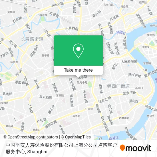 中国平安人寿保险股份有限公司上海分公司卢湾客户服务中心 map