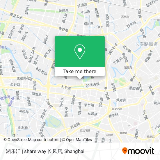 湘乐汇 | share way 长风店 map