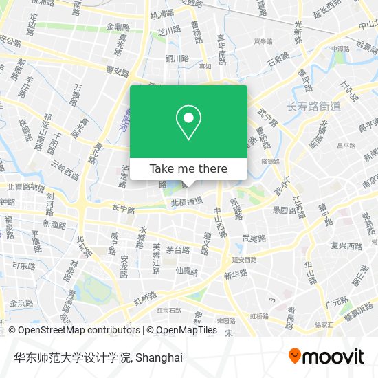 华东师范大学设计学院 map