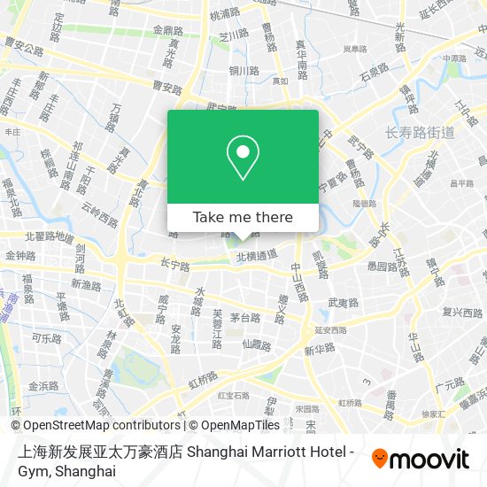 上海新发展亚太万豪酒店 Shanghai Marriott Hotel - Gym map