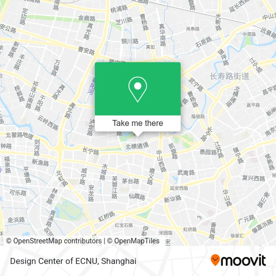 Design Center of ECNU map