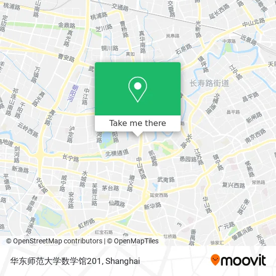华东师范大学数学馆201 map