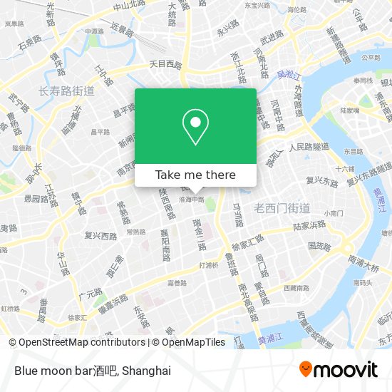 Blue moon bar酒吧 map