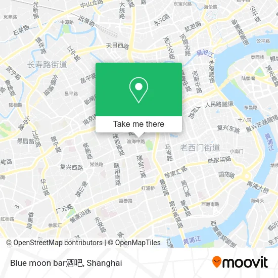 Blue moon bar酒吧 map