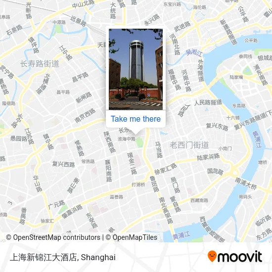 上海新锦江大酒店 map