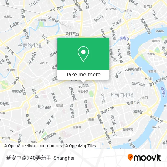 延安中路740弄新里 map