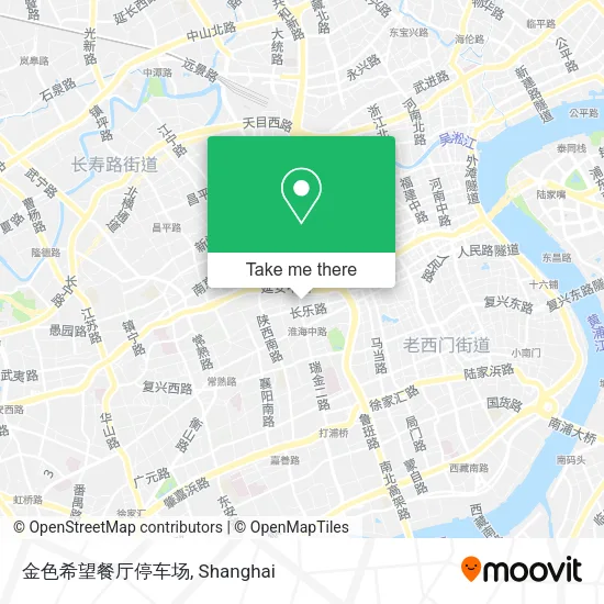 金色希望餐厅停车场 map