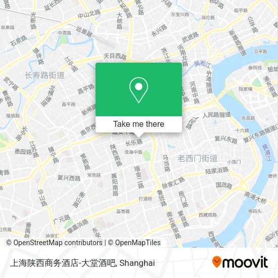 上海陕西商务酒店-大堂酒吧 map