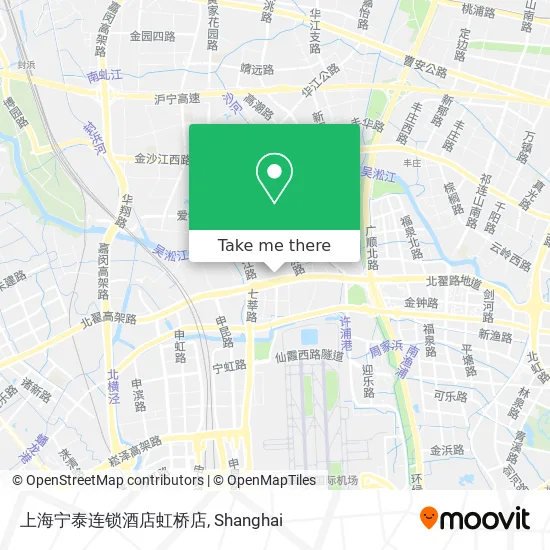 上海宁泰连锁酒店虹桥店 map