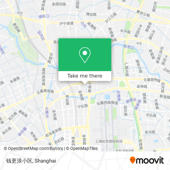 钱更浪小区 map