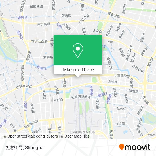 虹桥1号 map